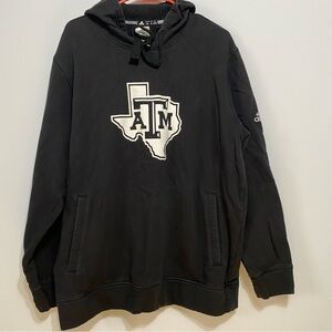 Texas A&M Aggies Hoodie Sweatshirt Mens XLarge NCAA Adidas